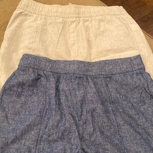 Old navy High rise linen shorts